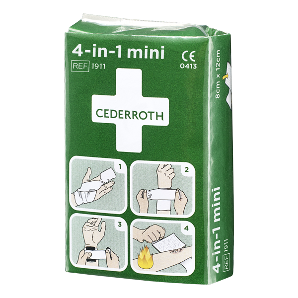 Cederroth 4-in-1 Blodstoppare mini, HLR dockor & hjärtstartare. Fri frakt över 800 kr, alltid med snabb leverans.