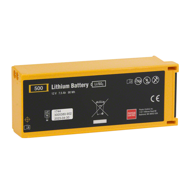 Batteri till Lifepak 500, HLR dockor & hjärtstartare. Fri frakt över 800 kr, alltid med snabb leverans.