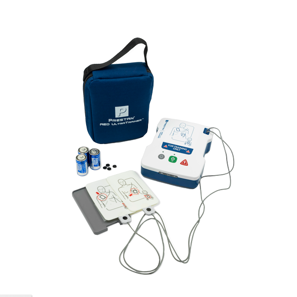 Prestan AED UltraTrainer, tvåspråkig, HLR dockor & hjärtstartare. Fri frakt över 800 kr, alltid med snabb leverans.