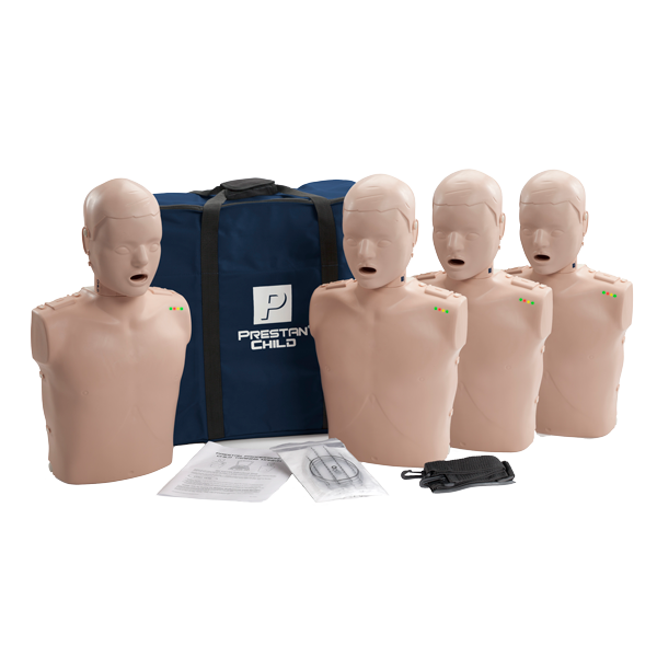 HLR-docka Junior, 4-pack Prestan, HLR dockor & hjärtstartare. Fri frakt över 800 kr, alltid med snabb leverans.